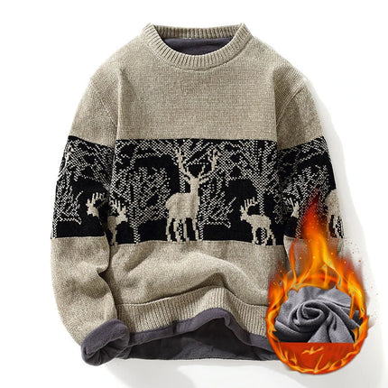 Men's Clothing Male Spring Pullovers Autumn Sweater For Men Men's Sweat-shirt Casual Streetwear Knit Fashion Hombre Warm Solid