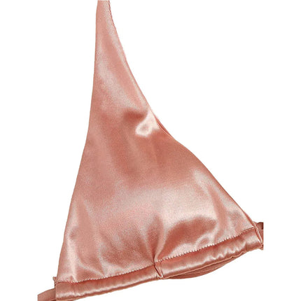 Sexy 13 colori Halter Satin Bikini brasiliano Donna Costumi da bagno Costume da bagno femminile Bikini a due pezzi Bagnante Costume da bagno Swim V4966 platinumshop