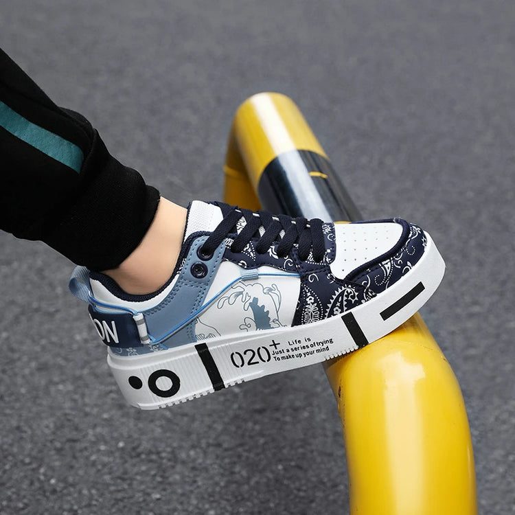 Youth Board Shoes 2025 New Men Women Parent Child Sports Shoes Fashionable Thick Sole Non-slip Casual Walking Shoes Size 31-44