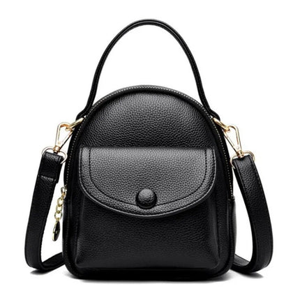 Borsa da Donna di Lusso con Texture Elegante, Multi Tasche, in Pelle PU, per Lavoro Quotidiano, Borsa a Tracolla e a Spalla, Borsetta da Donna