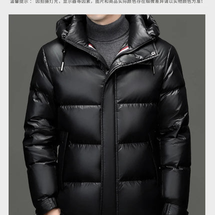 New arrival winter jacket 90% white duck down jackets men,mens thicken warm parkas winter down coat,autumn hooded parkas men