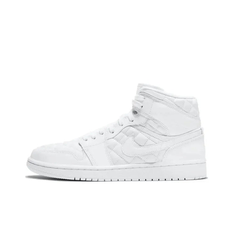 Nike Jordan 1 Retro High-Top Sneakers da basket traspiranti, antiscivolo e durevoli, stile unisex HV4269-200 platinumshop