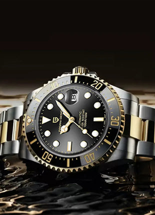 PAGANI DESIGN 2026 43MM Serie Water Ghost Orologio Meccanico di Lusso da Uomo con Ghiera in Ceramica, Vetro Zaffiro, Acciaio Inossidabile, Orologi Automatici da Uomo
