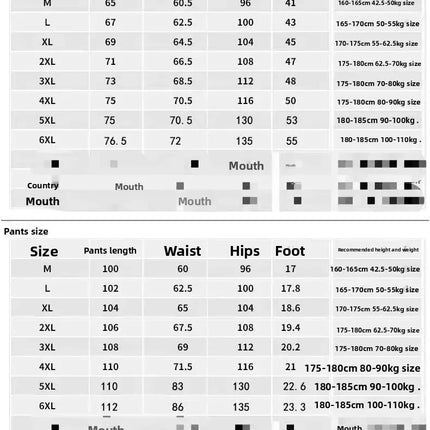 M-6XL Men's Winter 2 Piece Tracksuit Set, Thickened Warm Hooded Coat & Sweater, Outdoor Hiking Cycling Camping Running Outerwear