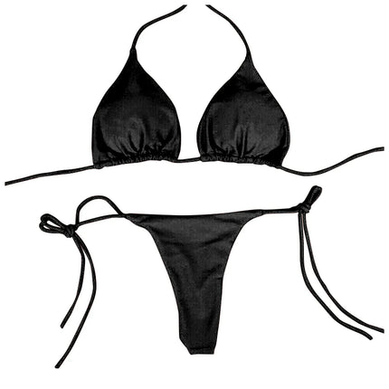 Costume da Bagno Estivo da Donna, Set Bikini Sexy con Reggiseno Imbottito Push-up e Perizoma, Due Pezzi, Abbigliamento da Spiaggia, Costume da Bagno Femminile Sexy platinumshop