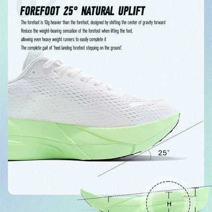 IRUNSVAN Surface 2000 Nylon Running Shoes for men Professional High Springback Training Women Outdoor Fitness Sport Shoes  ﻿ PlatiNum