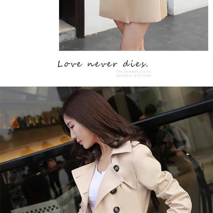 Xiaoxiangfeng Jacket Women2026Spring Autumn Winter New Fashion Windbreaker British Style Long Trench Coat Loose Female Outerwear
