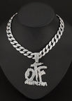 Silver necklace set