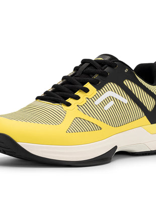 FitVille Scarpe da pickleball larghe da uomo Scarpe da tennis Scarpe da tennis da cancha intera con supporto per l'arco plantare Scarpe sportive leggere antiscivolo