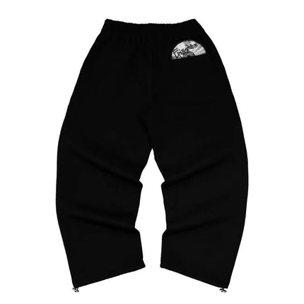 Street wear punk hip hop men suit Y2K new American gothic Harajuku embroidery design jumper oversized casual loose sports suit PlatiNum