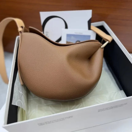 Borsa a tracolla da donna 2026 New French Pea - Design piccolo, in pelle, da portare sotto il braccio o a spalla singola