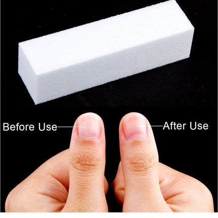 5/10/15/20Pcs Nail Buffer Professional Nail File Polisher Block Manicure Pedicure Files Sanding Polishing Sponge Nail Art tools 2028
