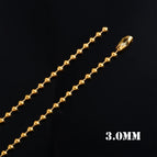 Larghezza 3.0mm / 18-inch (45cm) / Gold
