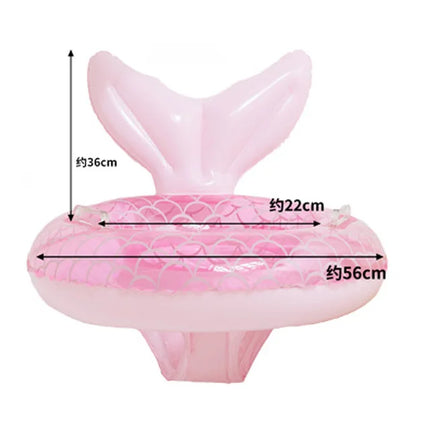 Rooxin Flamingo Nuoto Cerchio Bambino Infantile Galleggiante Piscina Anello di Nuoto Con Parasole Sedile Galleggiante Estate Spiaggia Piscina Festa Giocattoli