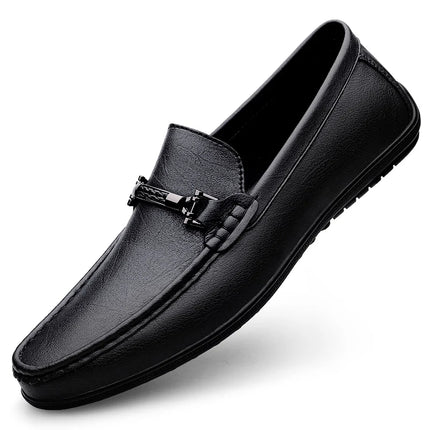 Scarpe da Uomo in Vera Pelle Taglia: 36-46 Mocassini Traspiranti Fatti a Mano per Business Casual e Guida