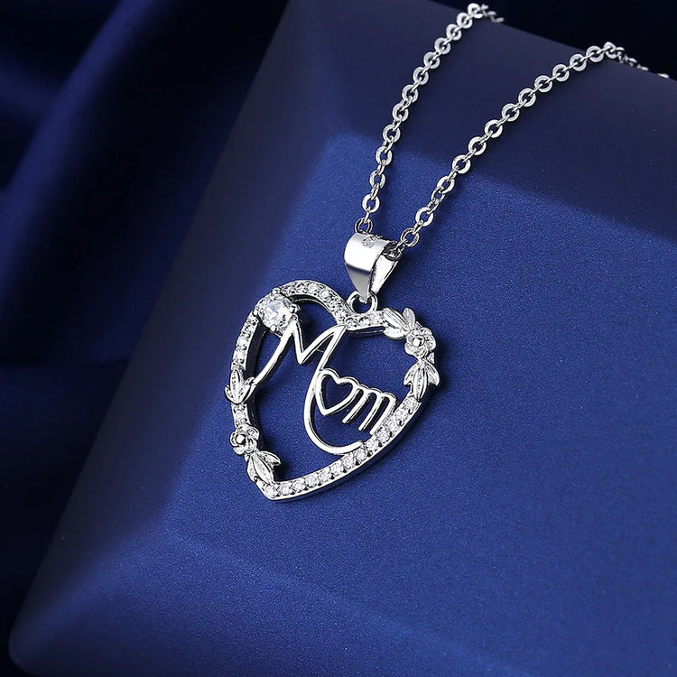 925 Sterling Silver Necklace For Women Round Pendent Sparkling Pave CZ Necklace Fashion Anniversary Birthday Jewelry Gifts N325 PlatiNum