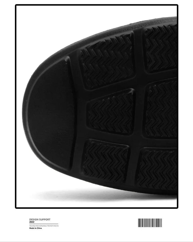 Mocassini Comodi da Uomo in Pelle, Scarpe Antiscivolo da Guida, Sandali Estivi, Zoccoli Casual con Punta Tonda, Scarpe da Lavoro Slip-on