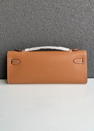 New Ladies Wide Shoulder Strap Large Capacity Bag Niche Luxury Designer Shoulder Crossbody  Head Layer Cowhide Leather PlatiNum