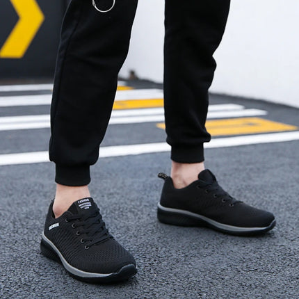 Scarpe da ginnastica da uomo e da donna in maglia, traspiranti, atletiche, da corsa, da passeggio