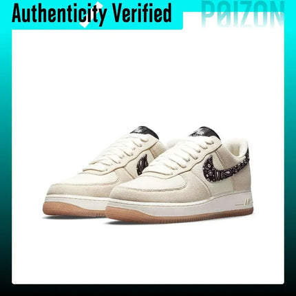 Nike Air Force 1 Skate Shoes Men's Low Top Ecru DJ4631-200