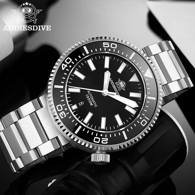 ADDIESDIV2025 New 8215 Movement 200m Waterproof BGW9 Blue Luminous Luxury Diving Automatic Watch Stainless Steel Sapphire AD2523