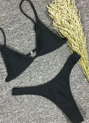 2 pezzi/set bikini da donna sexy set costumi da bagno da donna con cinturino per spaghetti senza fili ad asciugatura rapida platinumshop