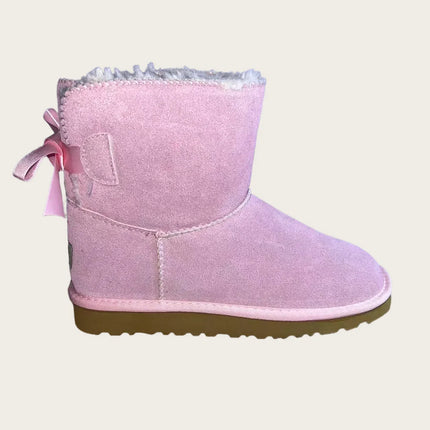 2026 Winter Boots Fur Ladies Snow Boots Real Sheepskin Wool Low-cut Warm Fur Shoes Man and Women Winter Short Boots Super Mini