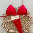 Bikini push up 2026 costume da bagno donna sexy costumi da bagno a fascia micro bikini set costumi da bagno rossi biquini brasiliano femminile