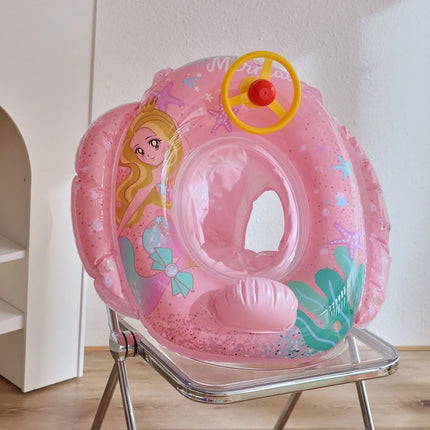 Rooxin Flamingo Nuoto Cerchio Bambino Infantile Galleggiante Piscina Anello di Nuoto Con Parasole Sedile Galleggiante Estate Spiaggia Piscina Festa Giocattoli