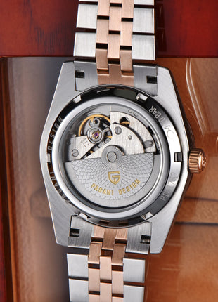 PAGANI DESIGN quadrante smaltato 2025 nuovi orologi da uomo DD36 argento oro orologio automatico di lusso da uomo orologio da polso meccanico impermeabile