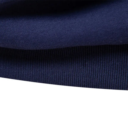 2025 Spring Autumn Polo Neck Sweatshirts for Men Fashion Smart Casual Cotton Mens Hoodies Sweatshirts High-Quality Pullover Tops