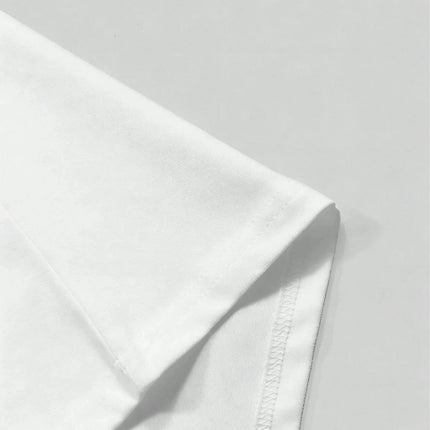 T-shirt casual a maniche corte con stampa retrò alla moda da uomo, primavera/estate