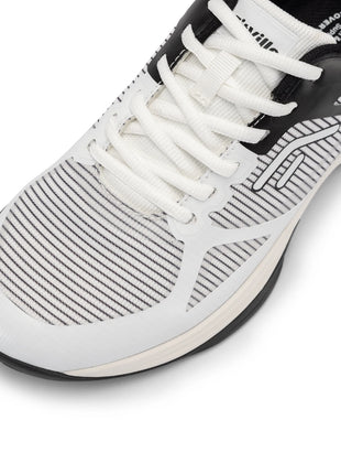 FitVille Scarpe da pickleball larghe da uomo Scarpe da tennis Scarpe da tennis da cancha intera con supporto per l'arco plantare Scarpe sportive leggere antiscivolo