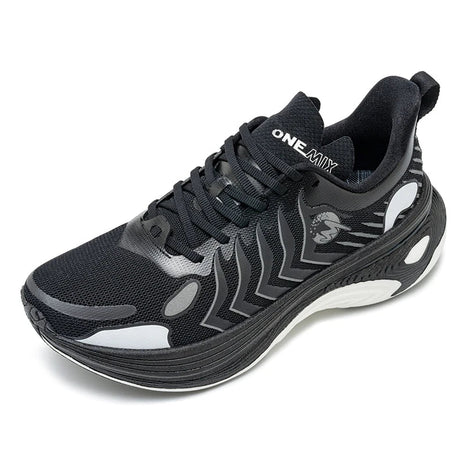 ONEMIX Orca Uomo Ammortizzazione Scarpe da corsa Allenamento Scarpe sportive da atletica all'aperto Scarpe da ginnastica invernali da uomo antiscivolo resistenti all'usura PlatiNum