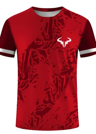 Série de badminton et de tennis T-shirt col rond à manches courtes pour sports extrêmes en plein air homme et femme imprimé 3D