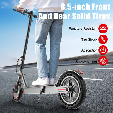 AOVOPRO S1MAX PRO Monopattino Elettrico per Adulti, Motore 500W, Batteria 42V14.5AH, Autonomia 45KM, Velocità 35KM/H, Pieghevole
