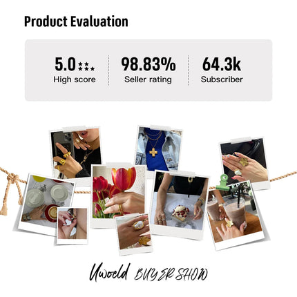 Uworld Simple Classic Zircon Serpentine Necklace 18K Gold Color Plated Stainless Steel Serpentine Chain Stackable Chain Women's PlatiNum