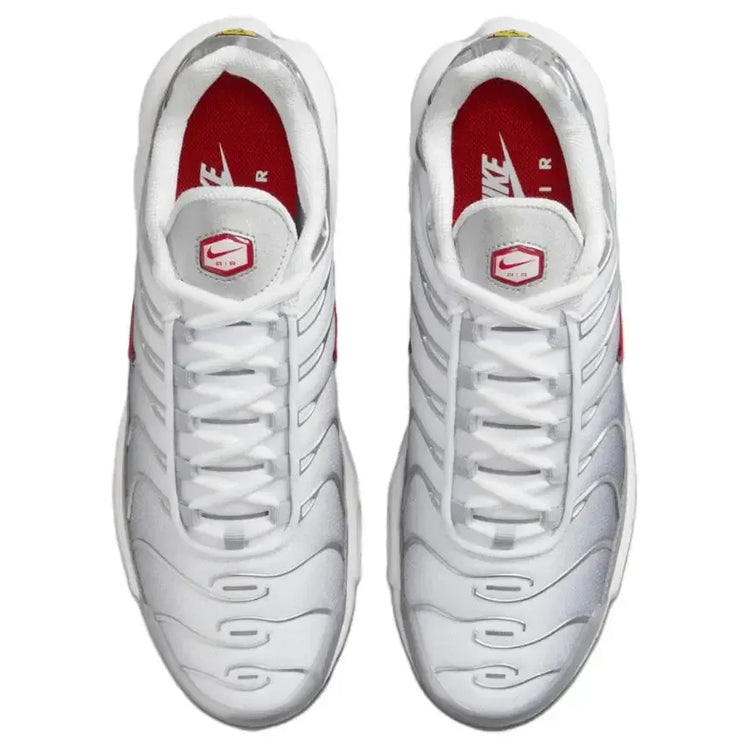 Nike Air Max Plus TN Unisex Low Top Running Shoes Gray Red Comfortable Durable Casual Sneakers HM9654-001