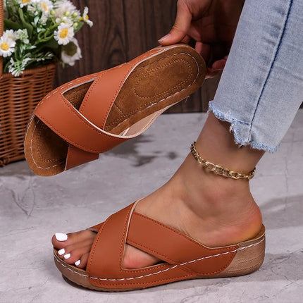Women's Sandals 2026: Summer Heel Shoes, Casual Indoor and Outdoor, Summer Heel Slippers, Sandalias Mujer