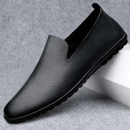 Scarpe da uomo in vera pelle Casual formali mocassini da uomo mocassini estate italiana traspirante Slip on scarpe da barca maschili Over Size 50 51