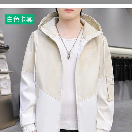 New  Autumn Winter Men's fleece Jackets Casual Warm Hooded Coats Sports Outwear Youth Tops Clothing