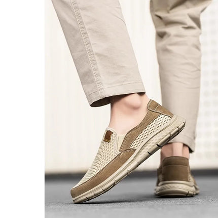 Mocassini Slip-On, Adatti per Scarpe Casual Estive Traspiranti da Uomo, Scarpe Leggere da Passeggio, Qualità Superiore