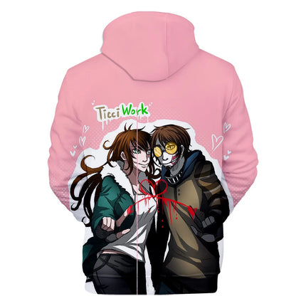 Luxury Novelty Cute Creepypasta Ticcitoby 3D print Hoodies Sweatshirts Men/Women Sweatshirt Casual Long Sleeve Pullovers