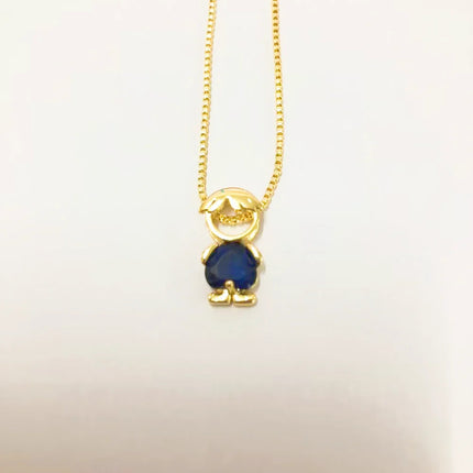 Nidin Fashion Cute Girls Boys Pendant Necklaces For Women Heart Shape Crystal Zircon Charm Clavicle Chain Jewelry Birthday Gifts PlatiNum