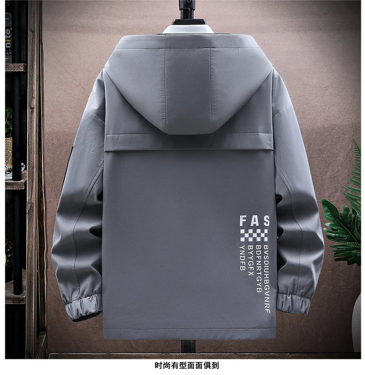 Autumn Men Tracksuit Casual Spring Sportswear Hooded patchwork Jackets Pants 2 Piece Sets Hip Hop Running Sports Suit