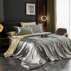Silver Gray-Camel / Twin Size 3pcs