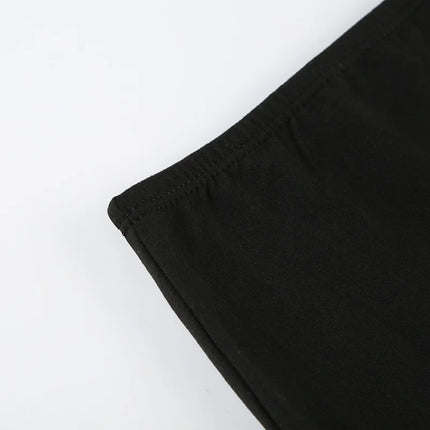 Halbkörperrock mit Sommersaum für Damen mit Spitzennaht und schwarzem, schmalen Halbkörperrock, sexy Disko-Hottie-Minirock-Kleid mit transparentem Unterrock