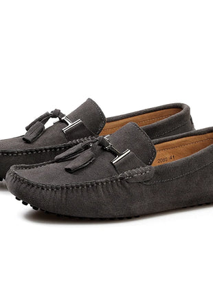 Mocassini da uomo primavera estate scarpe Casual in pelle scamosciata Slip-ons da uomo Luxury Brand Mocassin Man Plus Size 50 51 52 53 per piede grande
