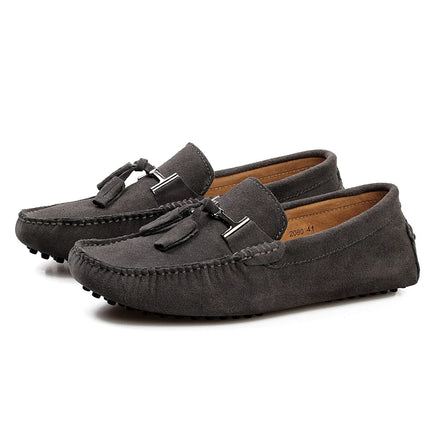 Mocassini da uomo primavera estate scarpe Casual in pelle scamosciata Slip-ons da uomo Luxury Brand Mocassin Man Plus Size 50 51 52 53 per piede grande