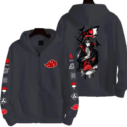 Naruto Uchiha Itachi Japanese anime 2026 new fashion Harajuku men's trendy casual sportswear men's couple style Coat